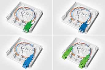 Features and Benefits of the HellermannTyton Fibre Wall Outlet