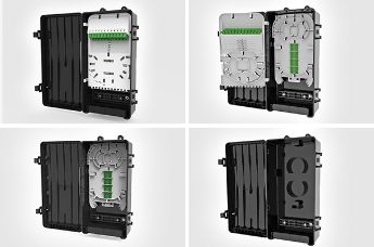 3 separate fibre management areas