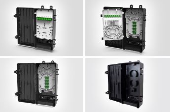 3 separate fibre management areas