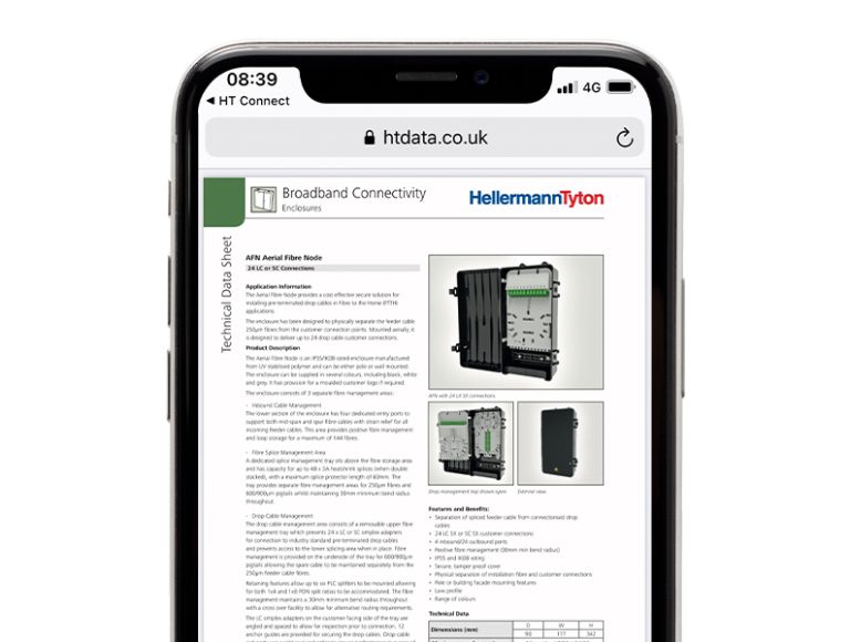 HT Connect Datasheets