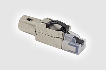 HTC Series Cat6A Field Termination Plug - RJ45 Shielded Tool-Free Plug