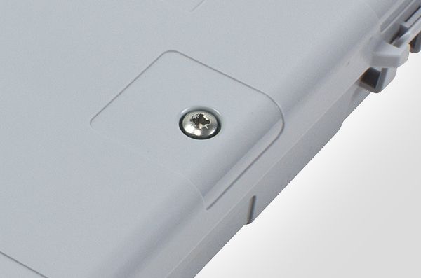 Tamper-proof fitting - captive screw and nut