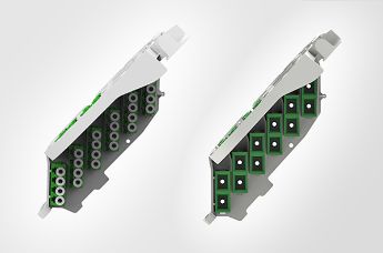 6 x LC Quad Adaptors or 6 x SC Duplex Adaptors