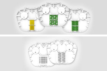 12 CFN SE trays or 24 CFN SC-B trays