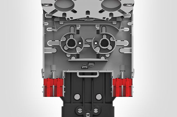 Off tray PLC splitter accommodation