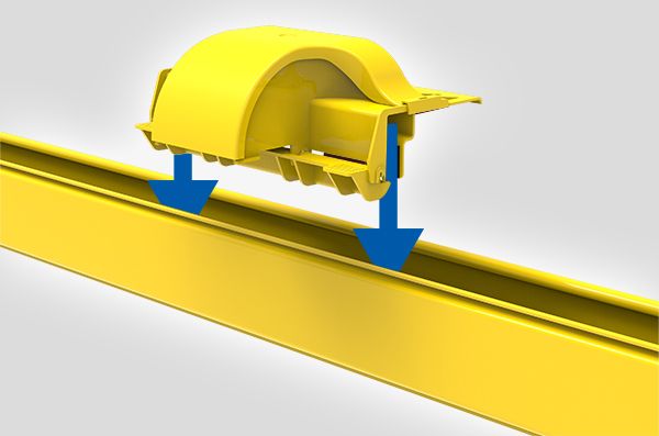 Mounts directly onto existing ducting
