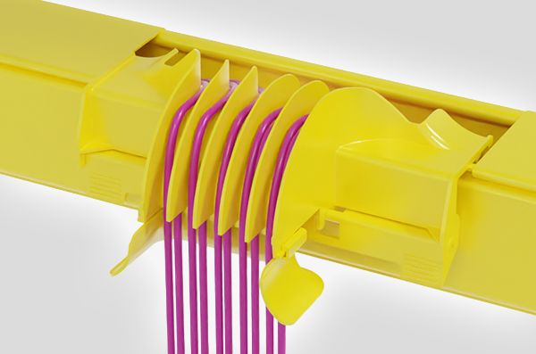 Ensures critical bend radius control