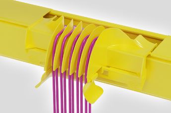 Ensures critical bend radius control