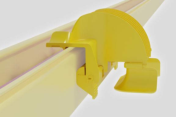 Mounts directly onto existing duct without any tools