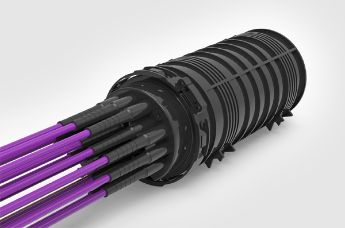 16 drop ports for cables or ducts up to 9.5mm