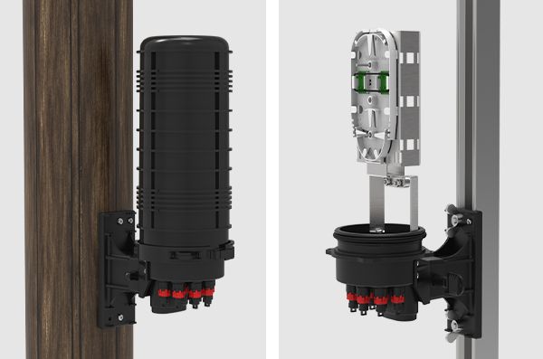 In-base features for closure mountin