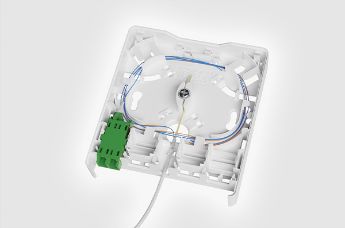 thumbnail image 2 of MEXFOSERV 2-Port Fiber Optic Wall Outlet Terminal Box – 1 SCA SM G657A 1 SX 2 of 5