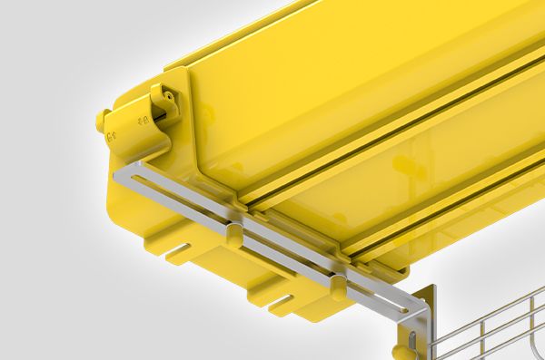 Slotted channel for coach bolt and nut mounting