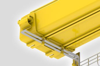 Slotted channel for coach bolt and nut mounting