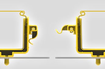 Reusable system that connects and unconnects