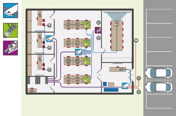 Zone Cabling Enclosure Map