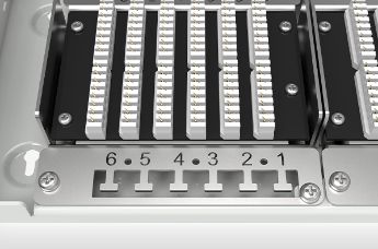 12 cable lines to be terminated