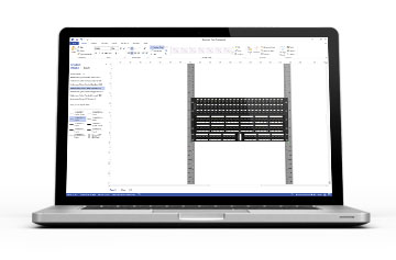 rack mount patch panel visio stencils