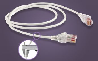 Slim Diameter Category 6 UTP Patch Cords